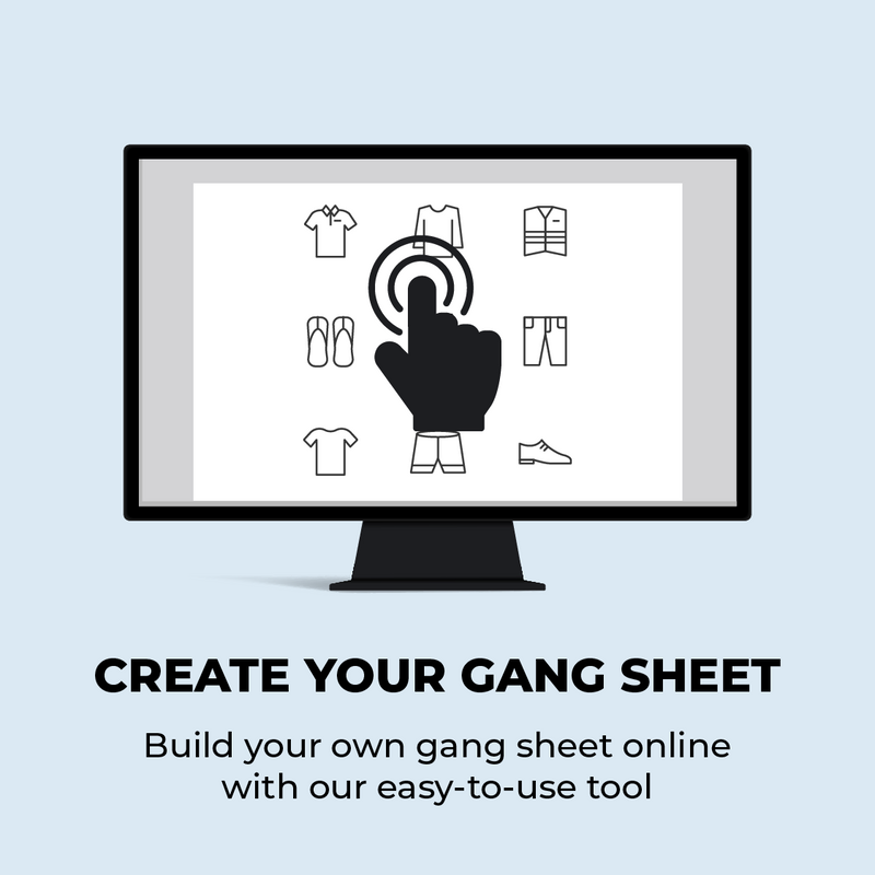 Create a DTF Gang Sheet - Up to 30 inch wide